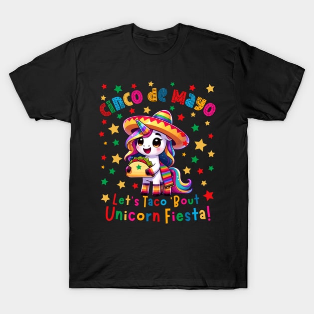 Cinco de Mayo Let's Taco 'Bout Unicorn Fiesta Men Women Kids T-Shirt by AimArtStudio